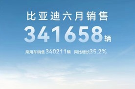 第五代DM技术发力，比亚迪6月销售突破34万辆，再创新高