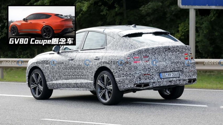 捷尼赛思GV80 Coupe，或搭3.5升V6发动机，比宝马X6还强？