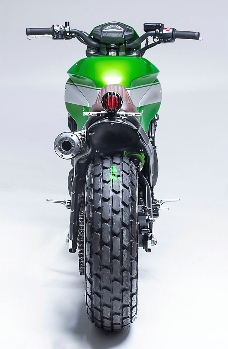 整容式改装 川崎Ninja650神改Scrambler风格