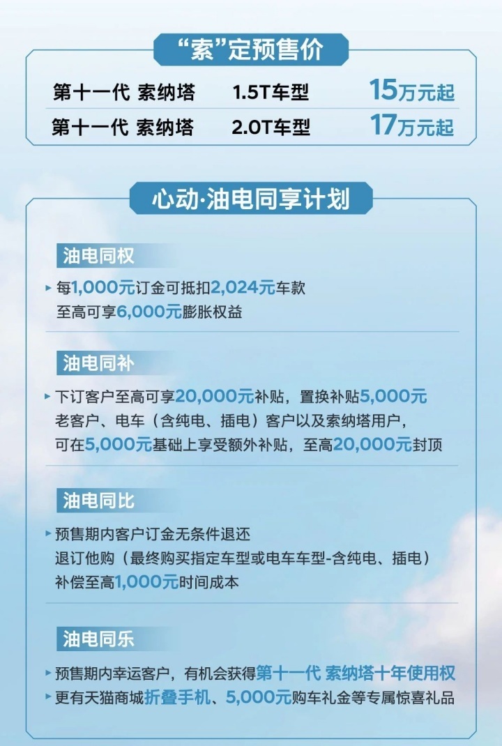 探店第十一代索纳塔丨老车主看了眼馋,预售15万起还有机会吗?