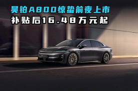 昊铂A800惊蛰前夜上市 补贴后16.48万元起