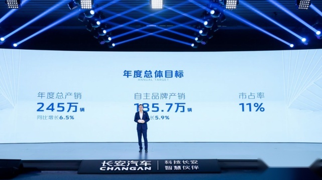 新能源品牌深蓝助力 2025长安汽车冲击400万辆