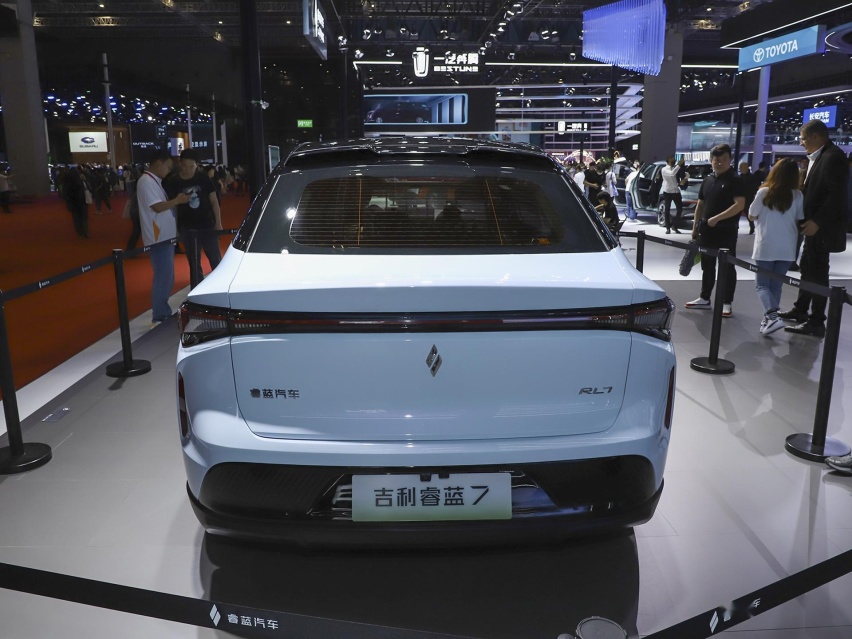 纯电动轿跑SUV 吉利睿蓝7有望6月份上市 支持换电