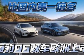 比国内贵一倍多 海豹06双车欧洲上市