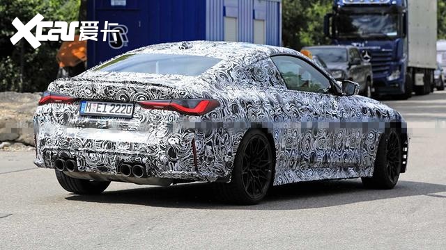 2021款宝马M4双门轿跑谍照曝光 “超大”巨型格栅抢眼