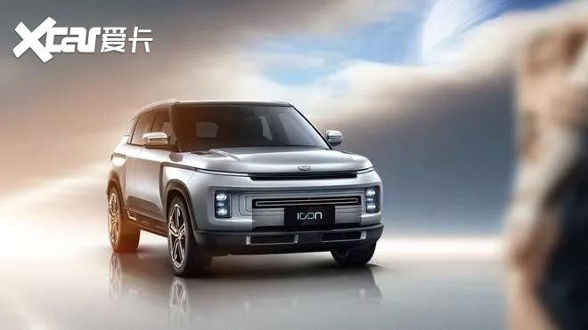 号称国产偶像级SUV，吉利icon无伪装实车曝光，用新标更硬