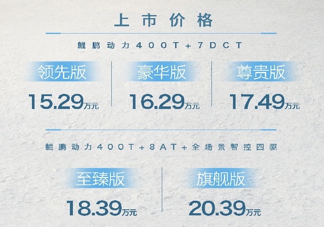 CDC“磁悬浮”悬架+鲲鹏动力400T！瑞虎9起售15.29万元