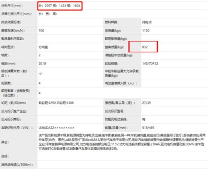新知达人, 轴距增70mm 新五菱宏光MINI实车 搭银标+30kw电机
