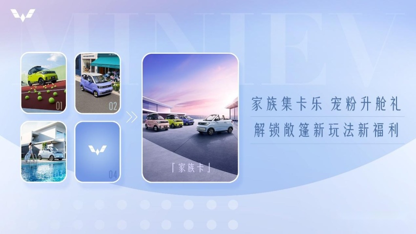 五菱宏光MINIEV系列代言人周也领衔家族全面上新,敞篷新玩法新福利