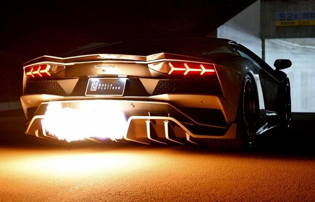 东瀛美学中的兰博基尼Aventador S 改装，比原装犀利
