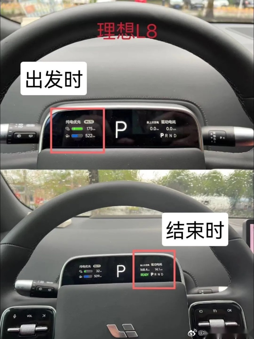 对比测试丨理想L8 Pro和蓝山四驱版综合电耗和纯电续航