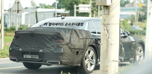 【新车资讯】#全新捷尼赛思G90最新谍照#