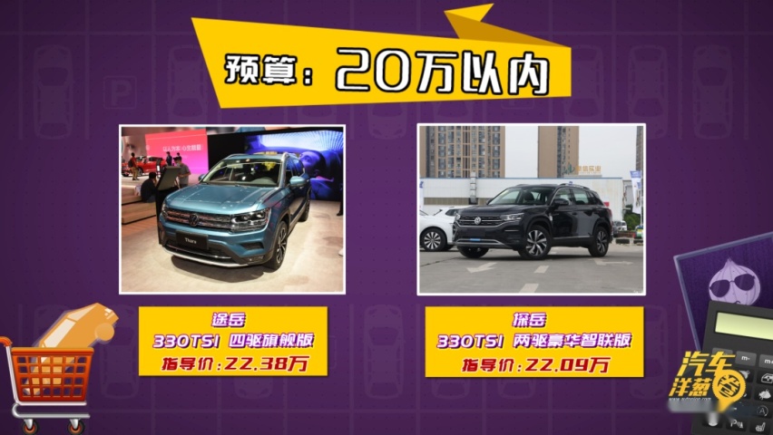 精打细算！20万买德系SUV，途岳和探岳哪个更值？