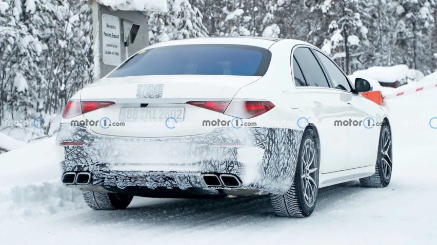 梅赛德斯-AMG S 63 e谍照曝光 或将今年亮相