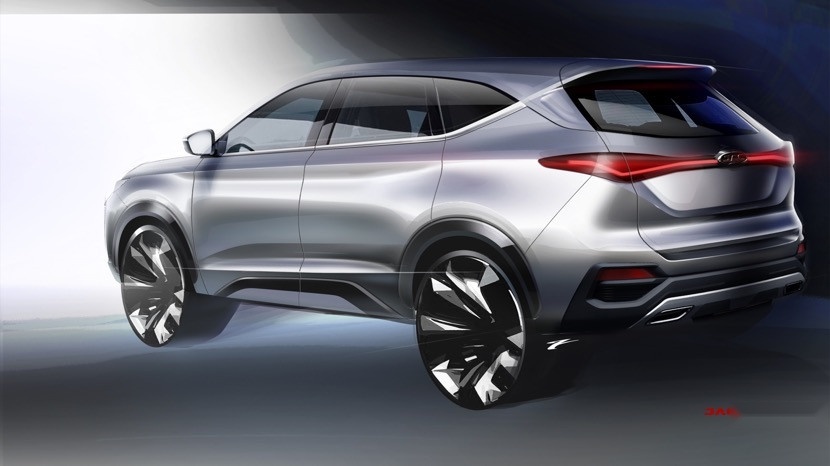 定位中大型SUV，嘉悦X8设计图发布
