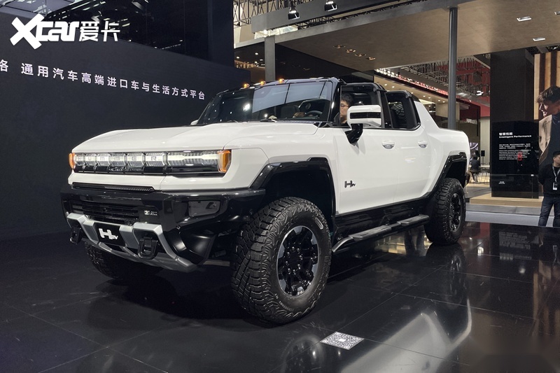 力大砖飞的纯电动皮卡 悍马ev亮相广州车展