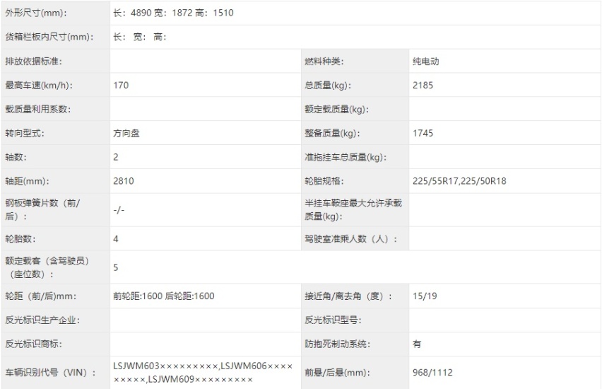 对标比亚迪汉EV，最高续航610km，上汽荣威D7正式申报