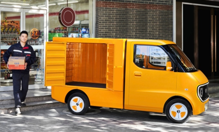 全球最小可上牌新能源物流车 大力牛魔王01上市 2.88万起售