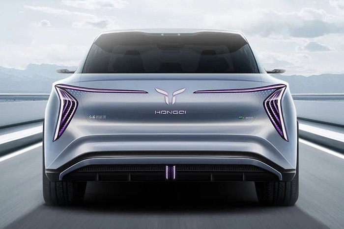红旗发布E202官图 为FMEs架构下首款纯电城市SUV