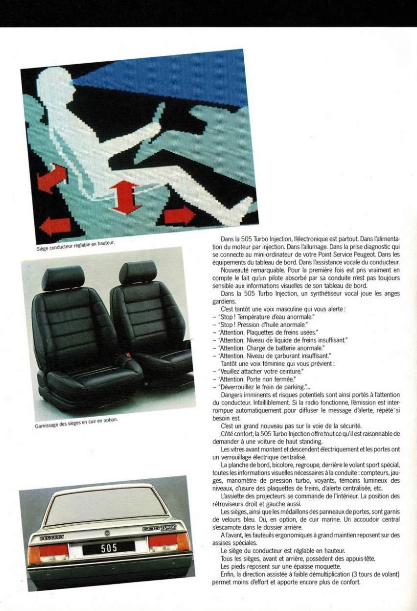最高时速200公里 1983年标致505 Turbo Injectio