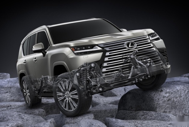 大佬座驾，搭3.5T V6发动机，雷克萨斯LX600发布，网友：加价吗？