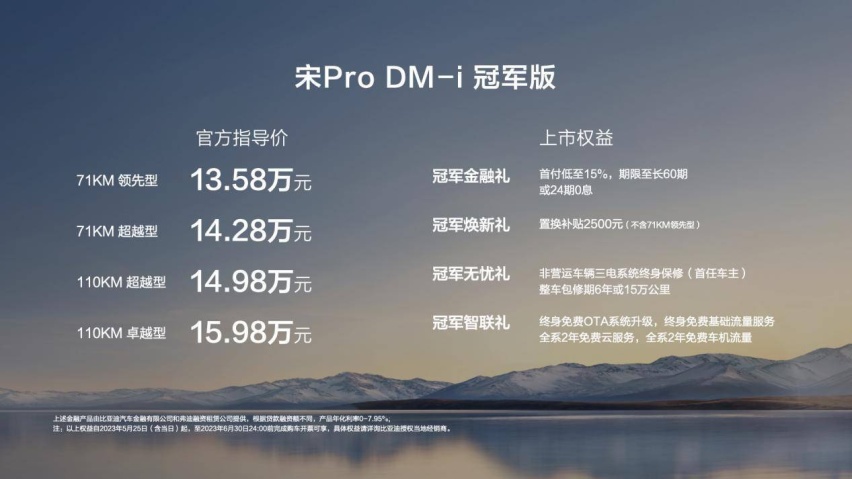 油电同价，颠覆燃油！宋Pro DM-i冠军版长春上市，13.58万元起