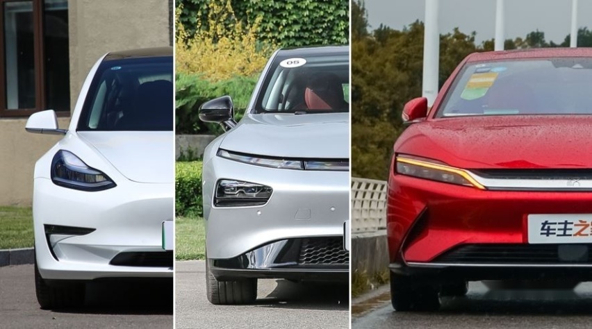 实车对比汉EV/Model3/P7，30万预算你选谁？