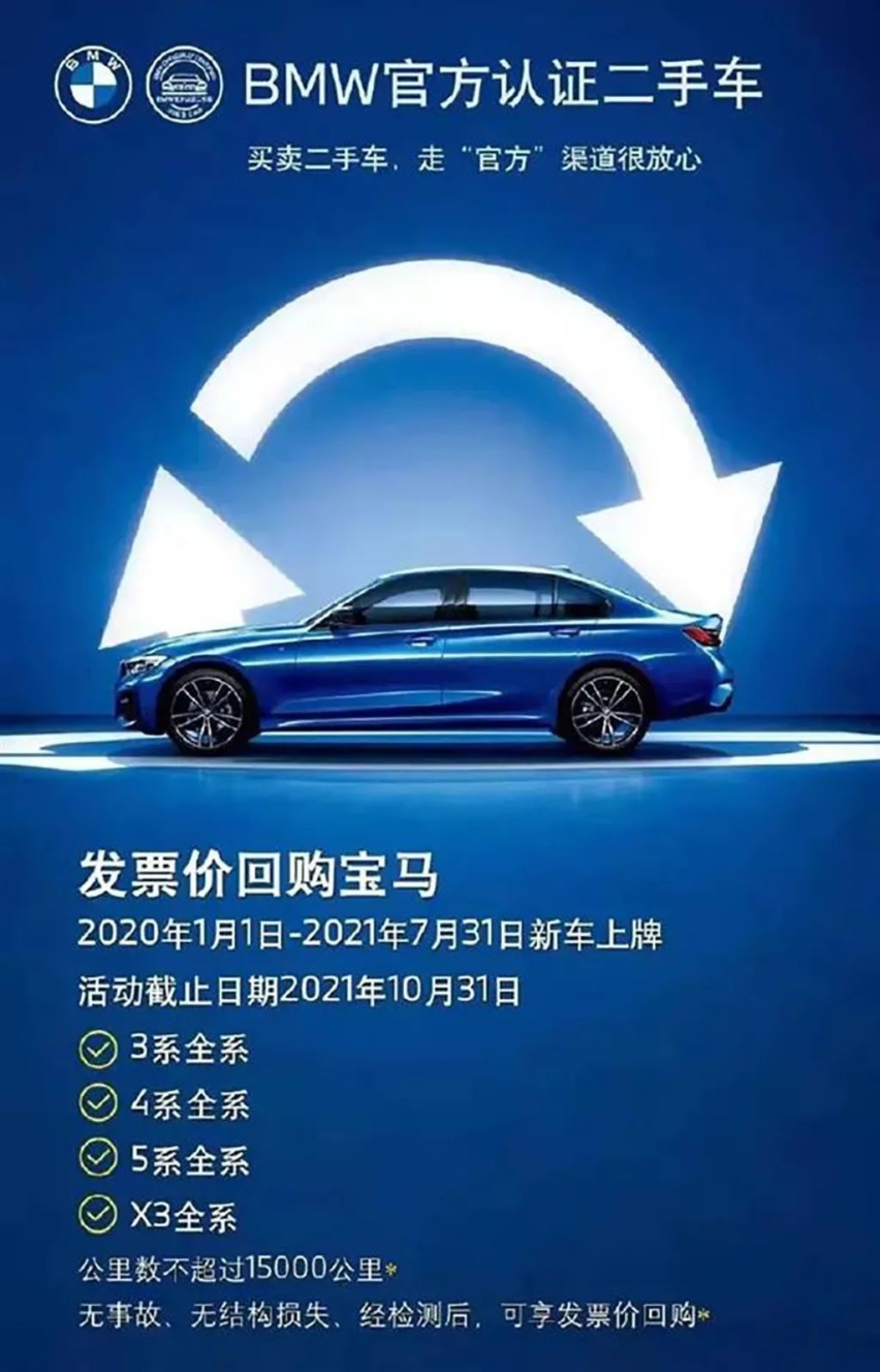 BBA品牌4S店开始专注回购“二手车”了？新车：我可怎么办？