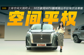 三排空间大到吓人，30万家用MPV魏牌高山不比埃尔法寒酸