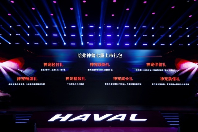 售13万元-16.7万元 新科技旗舰SUV哈弗神兽正式上市