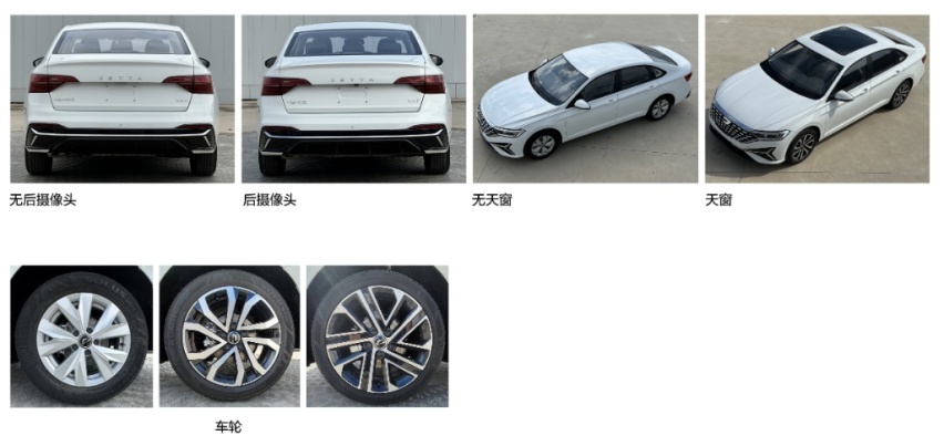 捷达VA7现身新车申报目录，发动机和变速器类型确认