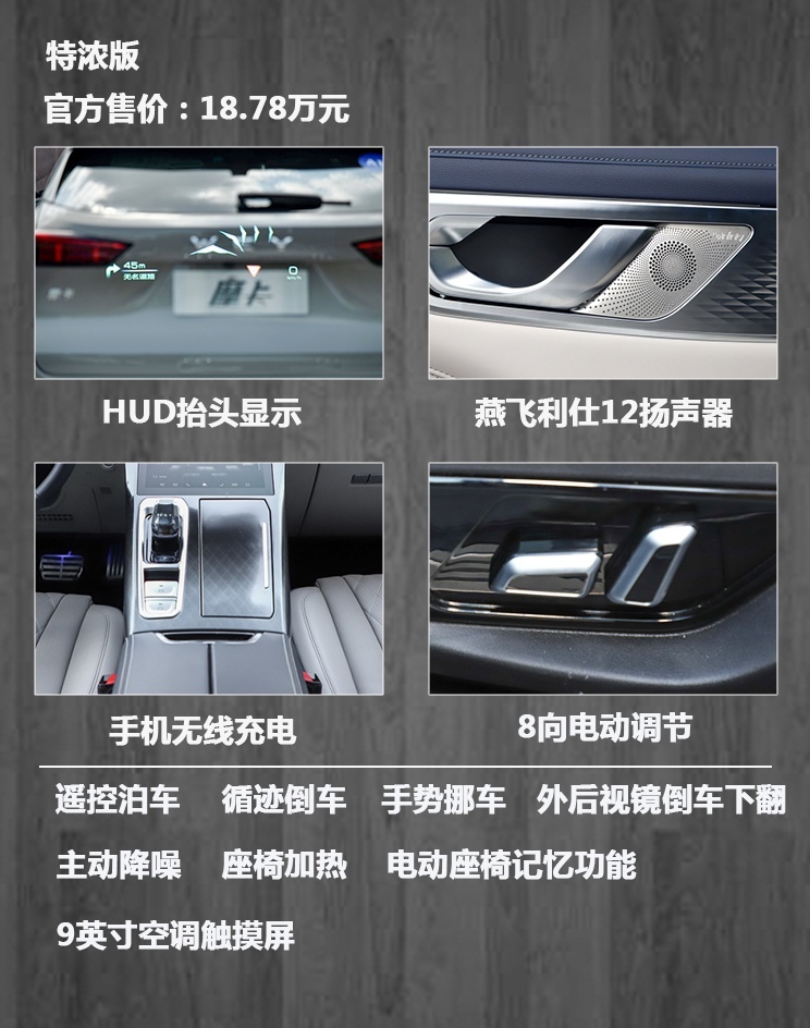 全新摩卡正式上市，5款车型，主推中配特醇版，WEY摩卡购车手册