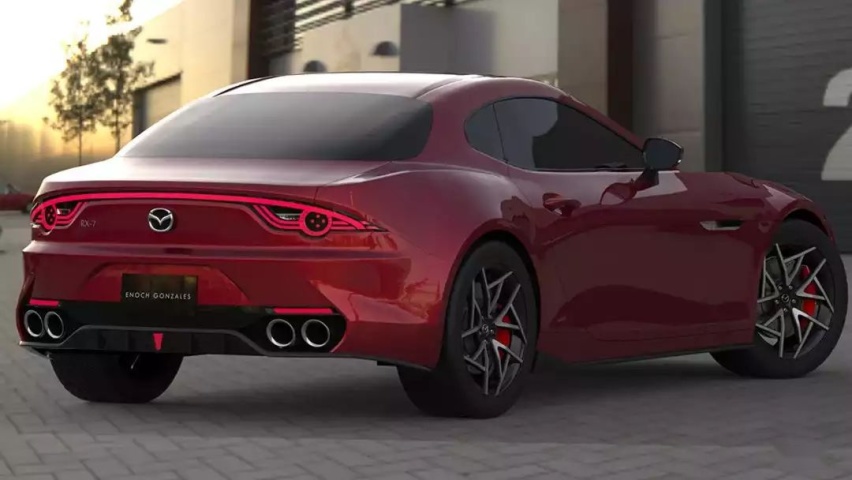 新一代马自达RX-7假想图曝光，转子引擎的梦想该何去何从？