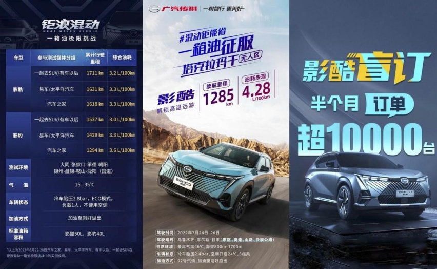 0-60km/h加速3.9秒，麋鹿测试78km/h，传祺影酷起步快人一