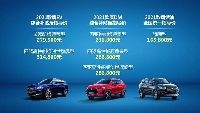 刀片电池初显威力，2021款唐EV上市