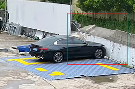 洗车学徒无证驾驶顾客宝马汽车撞墙，是否涉嫌交通违法？