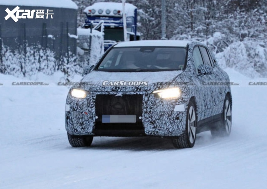 全新奔驰EQE SUV谍照曝光 跨界车是这样？