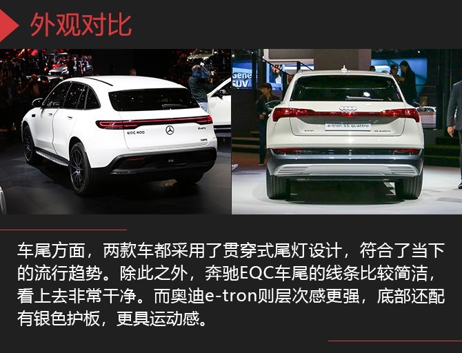 老对手之间的新对决 奔驰EQC对比奥迪e-tron