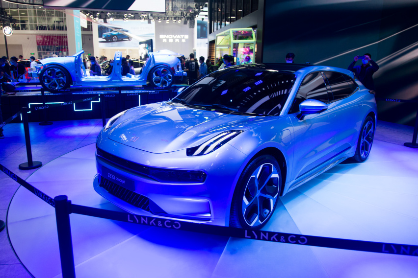 打造颜值新高度 北京车展实拍领克ZERO concept