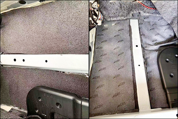 哈尔滨汽车隔音降噪哪里专业？轩逸隔音改装升级还原静谧车厢