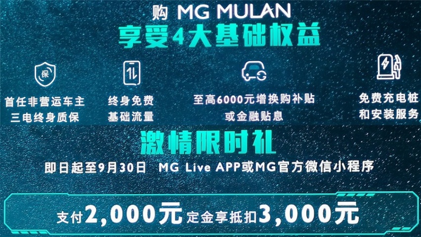 起价不到十三万，20万内最速电钢炮，MG MULAN上市