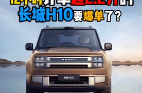 12小时订单超2.2万的长城H10要爆单了？