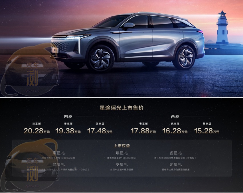 15.28万至20.28万元  瑶光上市 价合预期？