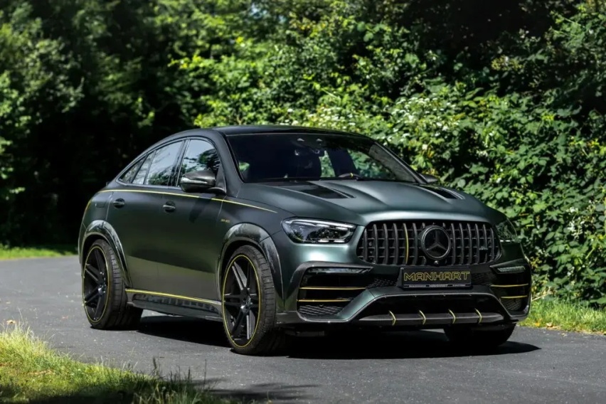 800马力西装暴徒！Manhart爆改奔驰GLE AMG Coupe