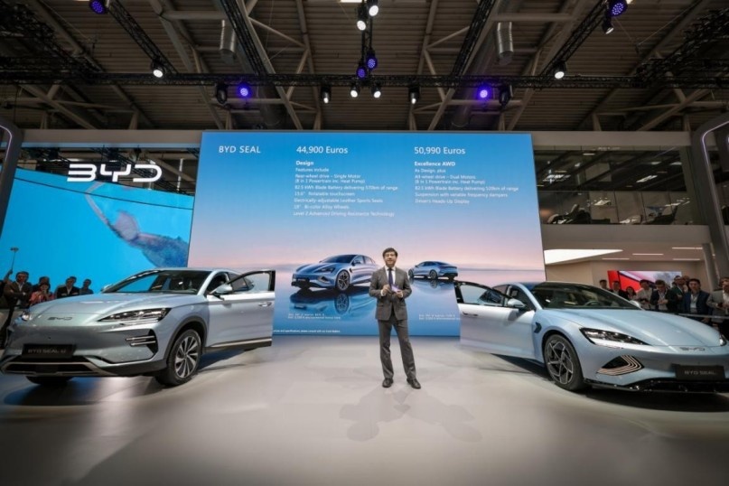 卉眼识车|比亚迪亮相德国慕尼黑车展 海豹正式在欧洲上市