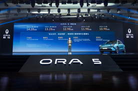 设计、配置、科技样样拿得出手的欧拉5公布预售价 10.98-14.28