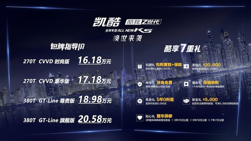 Z世代的颜值控 起亚K5凯酷上市亮点解析