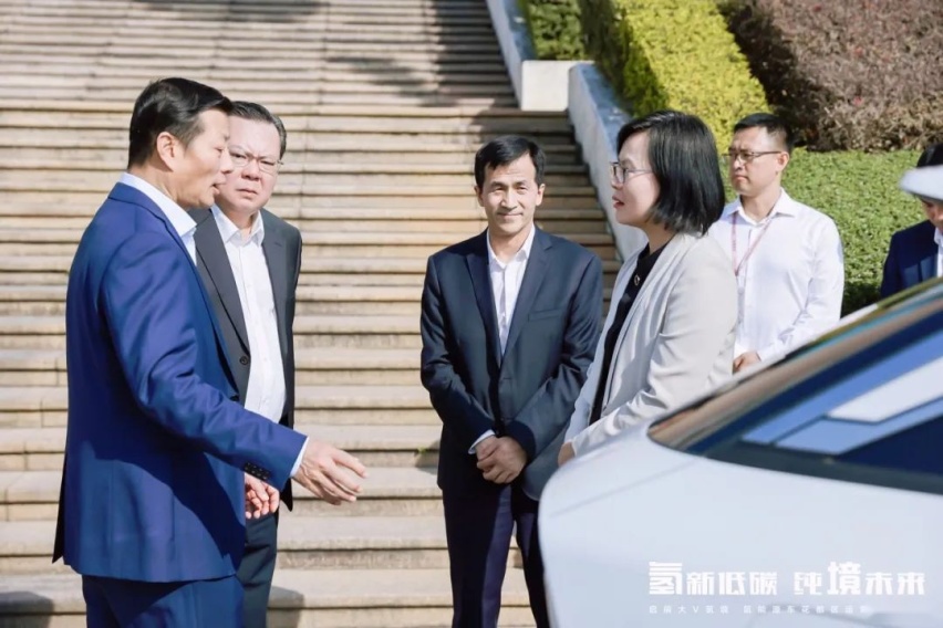 启辰大V 氢境氢能源车广州花都运营启动
