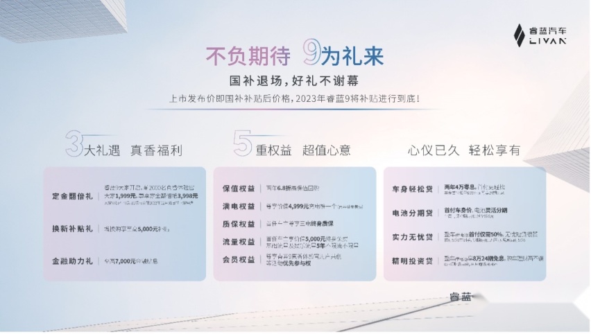 【乐阳说车】引领者-睿蓝9 正式上市，车身售价10.99-12.99万