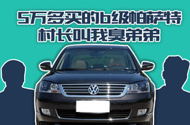 5万多买的B级帕萨特，村长叫我臭弟弟！